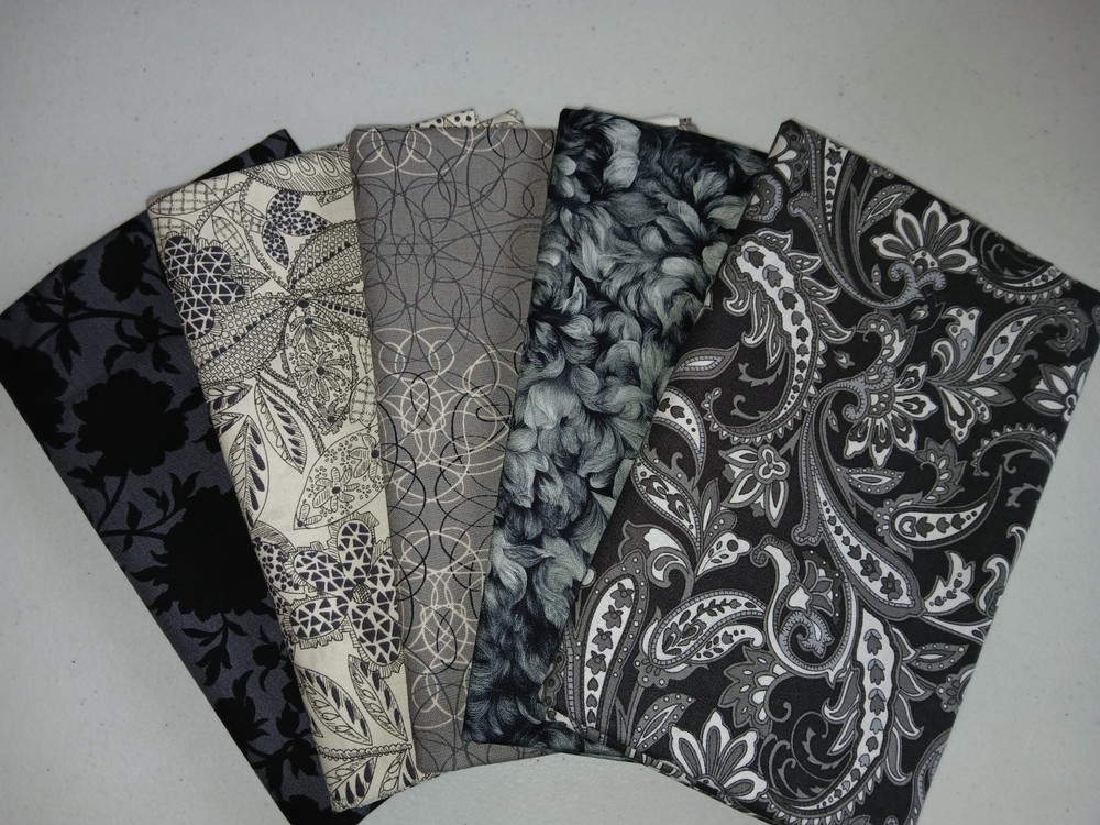 Lot 5yds quilt fabric build your stash QSQ OOP HTF name brand cotton