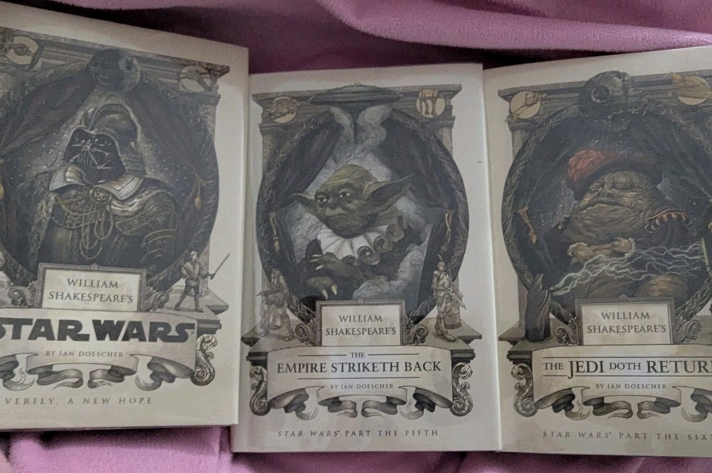 Ian Doescher Star Wars William Shakespeare Books lot of 3