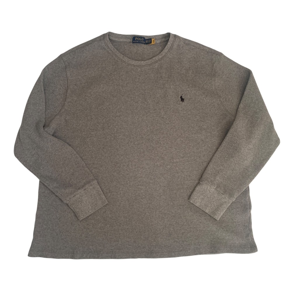 Polo Ralph Lauren Men's Size 3XB Thermal Waffle Knit Long Sleeve Crew Shirt