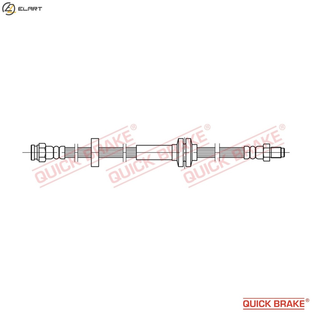 BRAKE HOSE 32.210 FOR PEUGEOT MANAGER/Platform/Chassis/Van/Bus BOXER  FIAT