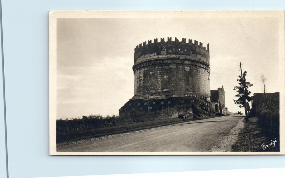 Postcard - Tomb of Cecilia Metella, Via Appia - Rome, Italy