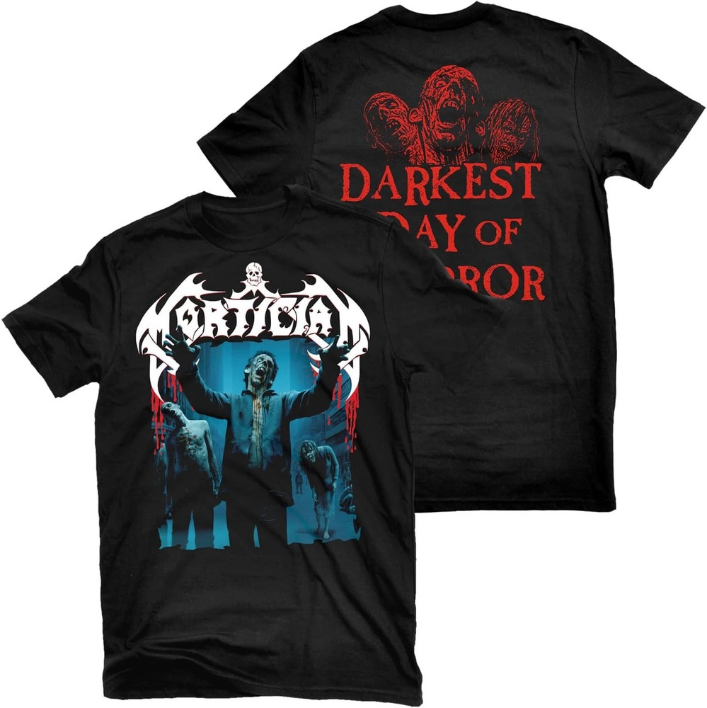 2 Sides Mortician Band Black Cotton Unisex S-5XL T-Shirt
