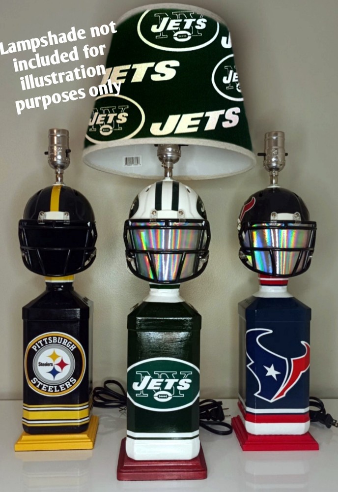 New York Jets Handcrafted Lamp