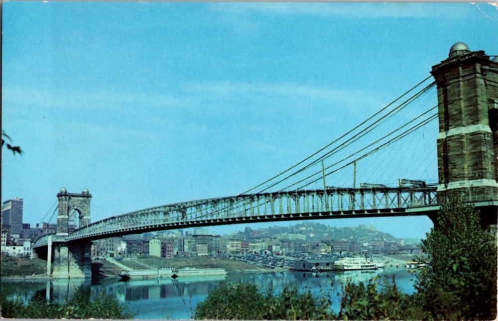 Cincinnati Illinois IL : BRIDGE SCENE m/14 BE7271