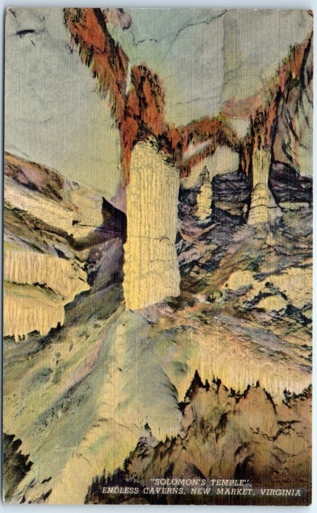 Postcard - Solomon's Temple, Endless Caverns - New Market, Virginia