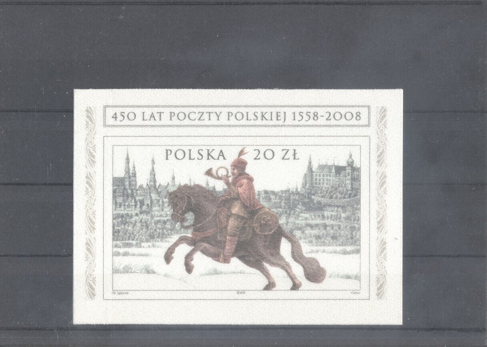 (702529) Horse, Postal Service, Silk, Poland