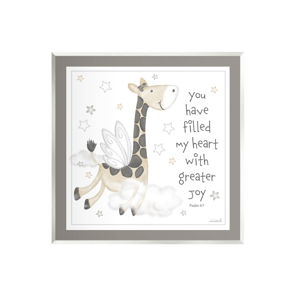 Victoria Hutto’s Psalm Giraffe Wall Art Plaque