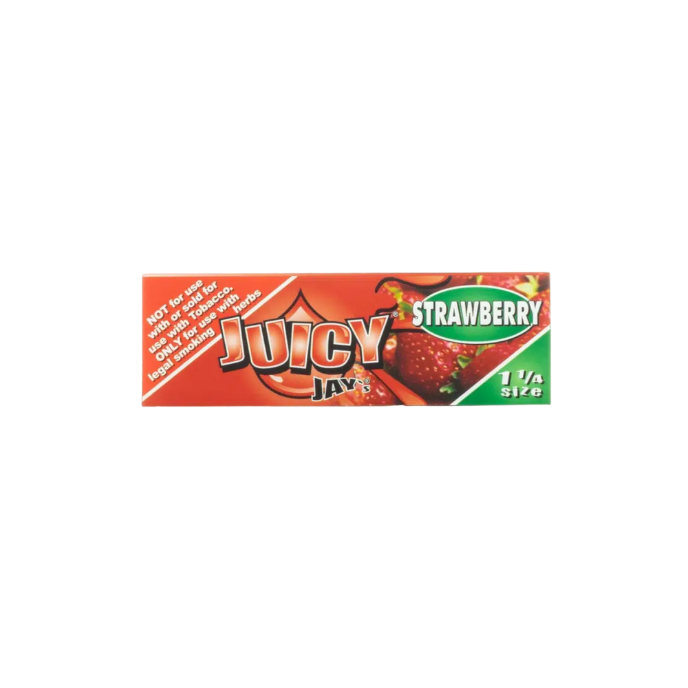 Juicy Jay’s Flavored Rolling Papers – Strawberry– 1 1/4