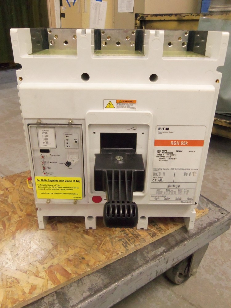 EATON CUTLER RD RGH RGH325036E 3 Pole 2500 Amp Circuit Breaker RG310+ LSIG GFI