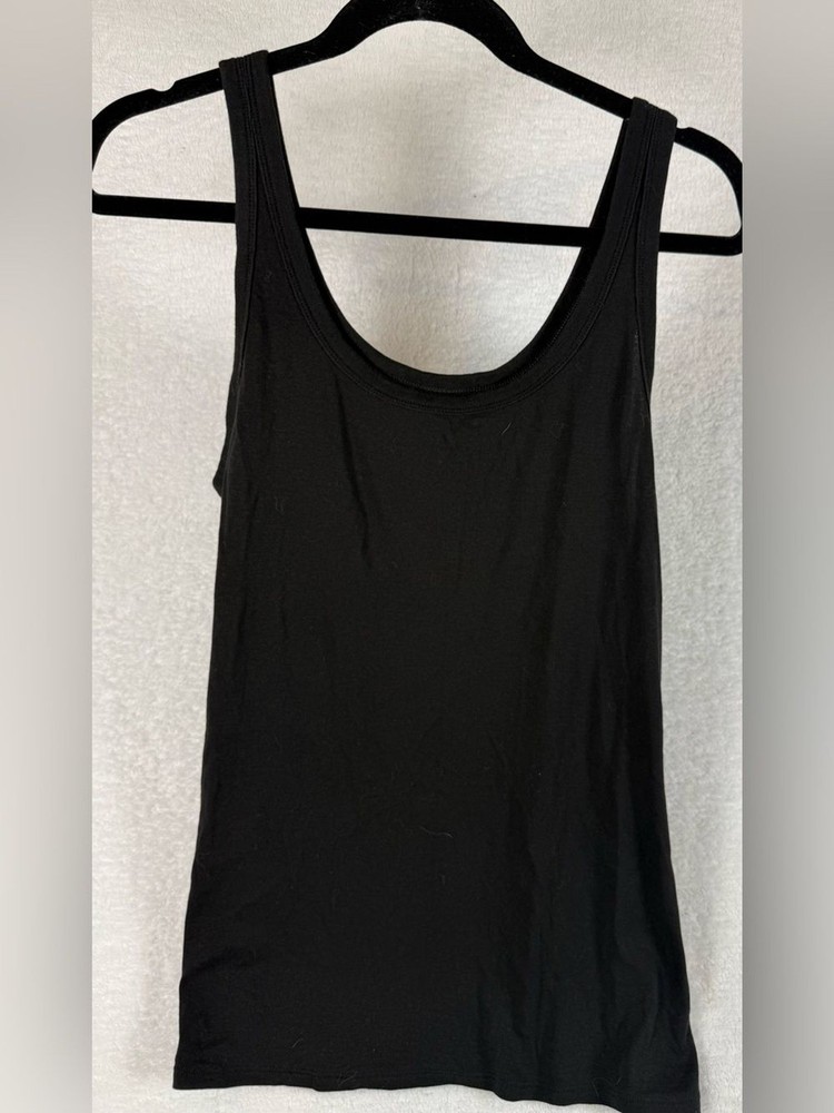 Time and Tru Black Scoop Neck Tank Top -Size XL