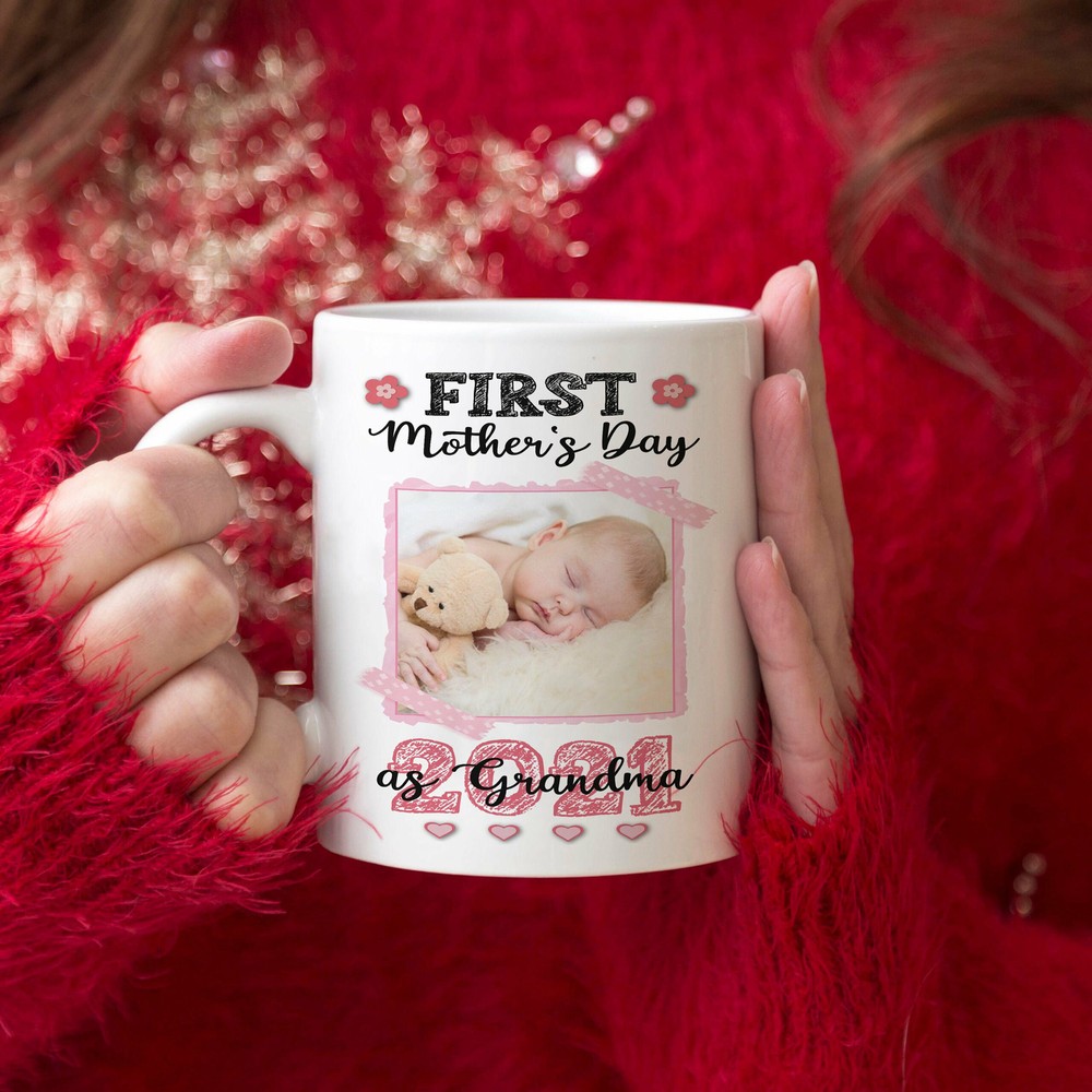 Personalized Mother's Day Gift For Grandma First Mothers Day As Grandma Mug New