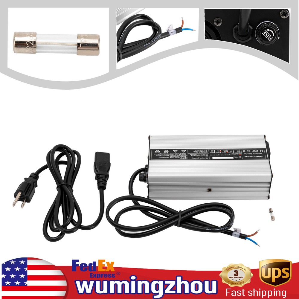 36 Volt DL-220W Golf Cart Battery Charger with Power Supply Cable New