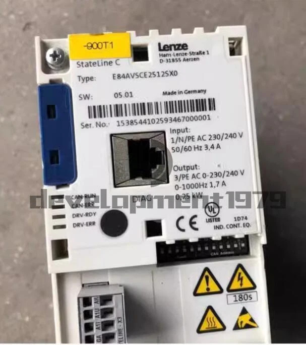 1PC USED LENZE E84AVSCE2512SX0 FREQUENCY INVERTER