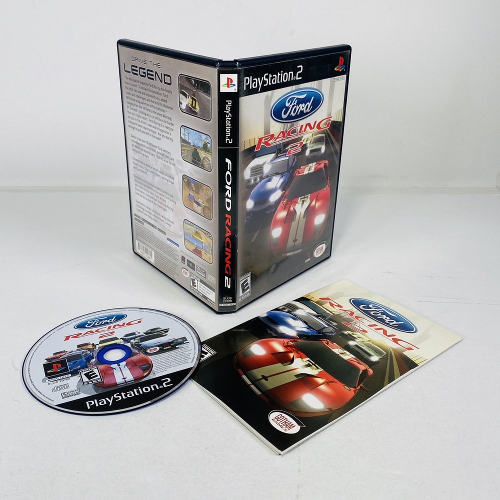 Ford Racing 2 (Sony PlayStation 2, 2003) PS2 Complete w/ Manual CIB TESTED WORKS