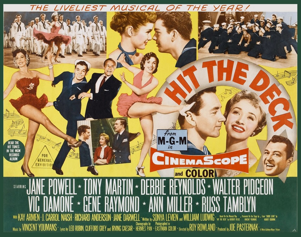 Decoration Poster.Home room art.Interior design.Hit the deck movie film.7338