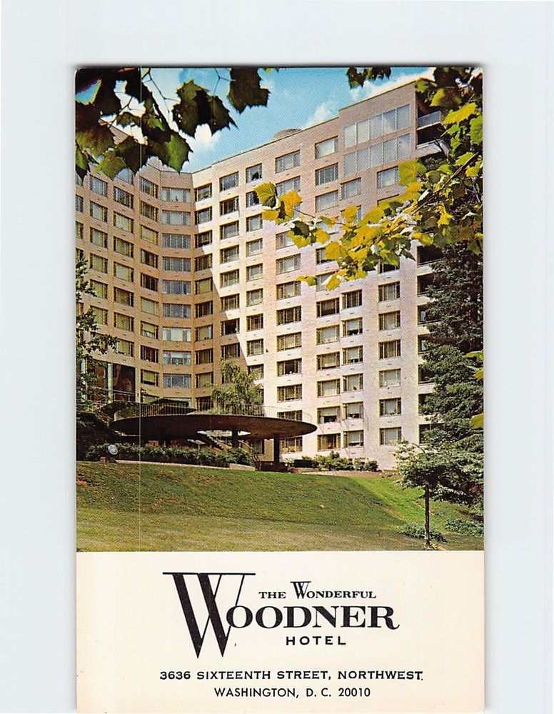 Postcard Wonderful Woodner Hotel Washington DC USA