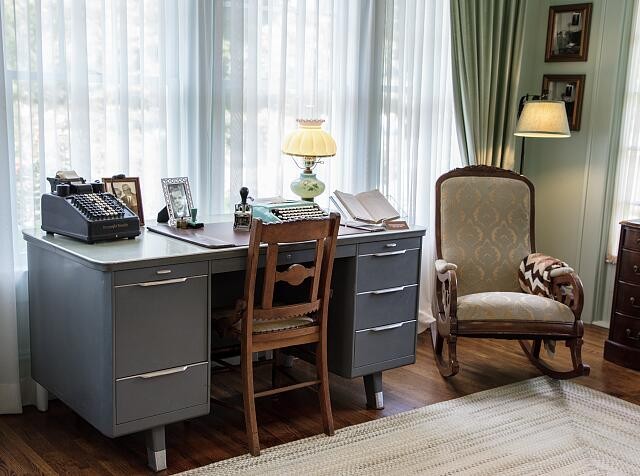 Charlotte North Carolina Billy Graham Homeplace 2017 Morrow Graham Desk Office