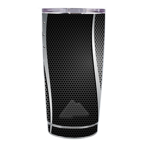 Skin Decal  for Ozark Trail 20 oz Tumbler Cup (5-piece kit) / Metal Metallic Sc