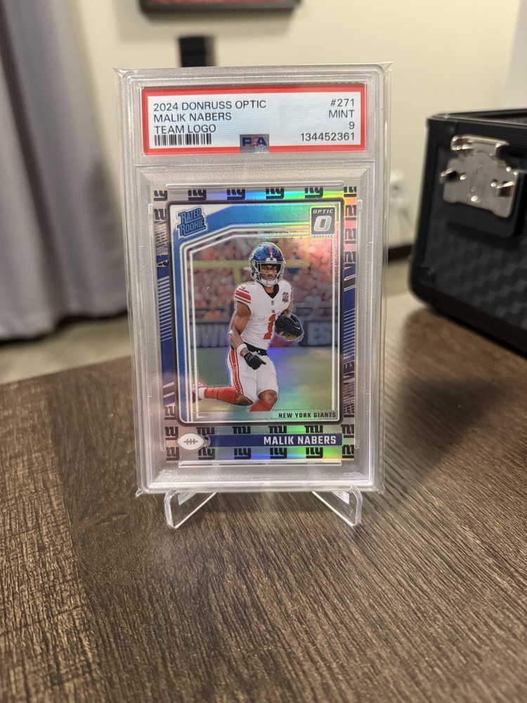2024 Panini Donruss Optic - Rated Rookie Malik Nabers #271 Team Logo Prizm /32