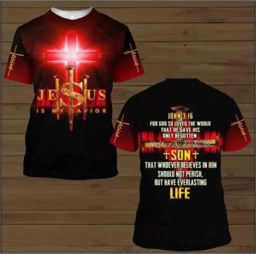 I AM SON OF GOD KNIGHT CHRISTIAN JESUS ALL OVER 3D T-SHIRT Us Size