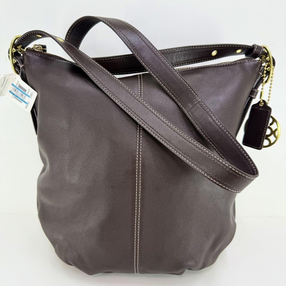 Coach Leather Shoulder Bag Near Mint Authentic Crossbody Purse