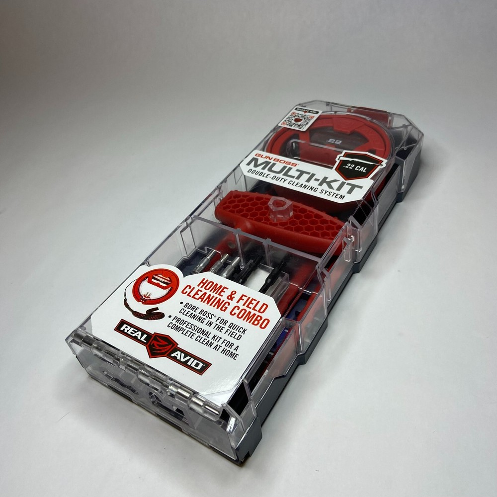 Real Avid Gun Boss, Multi-Kit, Fits .22 Cal Rifle Sealed Cleaning Kit - New