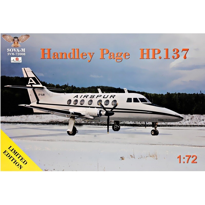 1:72 Scale SOVA-M SVM 72008 HP-137 Handley Page Plastic Model Aircraft Kit