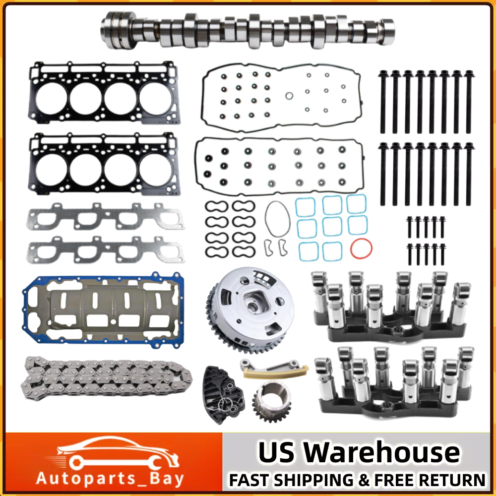 MDS Lifters Camshaft Timing Chain Kit for 11-15 Chrysler Jeep Dodge 6.4L SRT HEMI