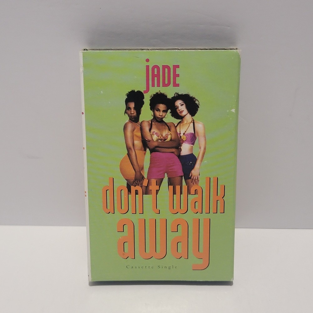 Jade Cassette Single Don't Walk Away, Vintage 1992 Cassette Tape, Hit R&B Single