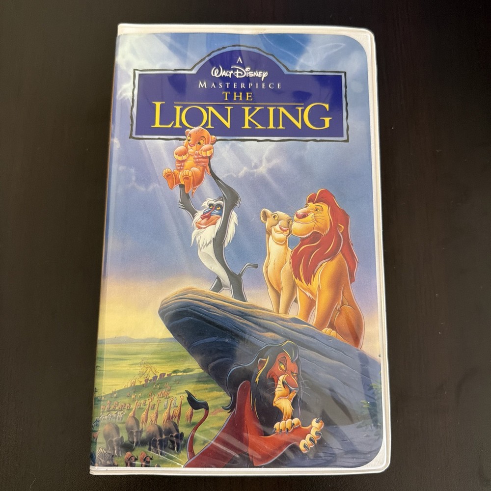 The Lion King 1995 Walt Disney Vintage Masterpiece Collection VHS Tape