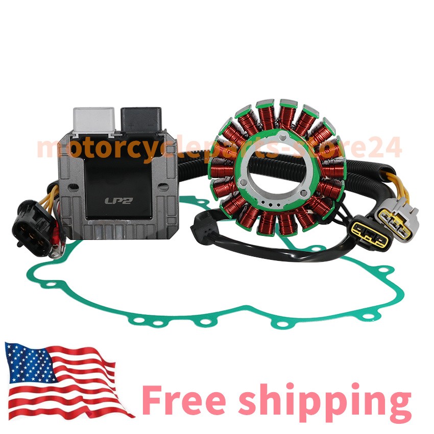 STATOR GENERATOR + VOLTAGE REGULATOR +GASKET for Polaris RZR XP 1000 2014-2024