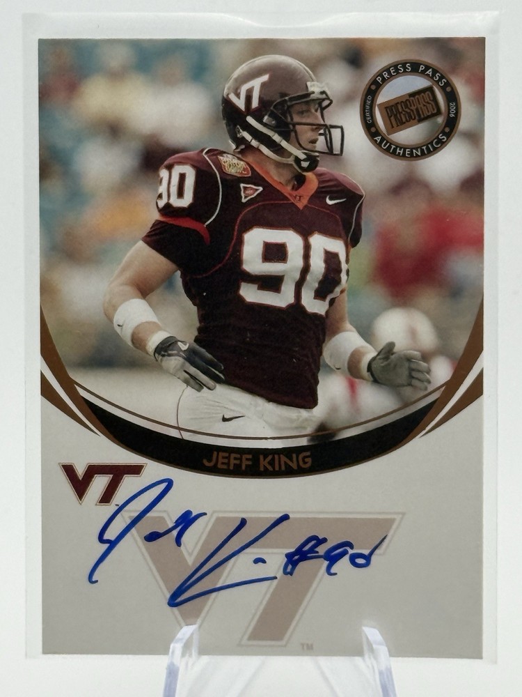 2006 Press Pass - Jeff King Autographs Bronze (AU, RC)       Panthers