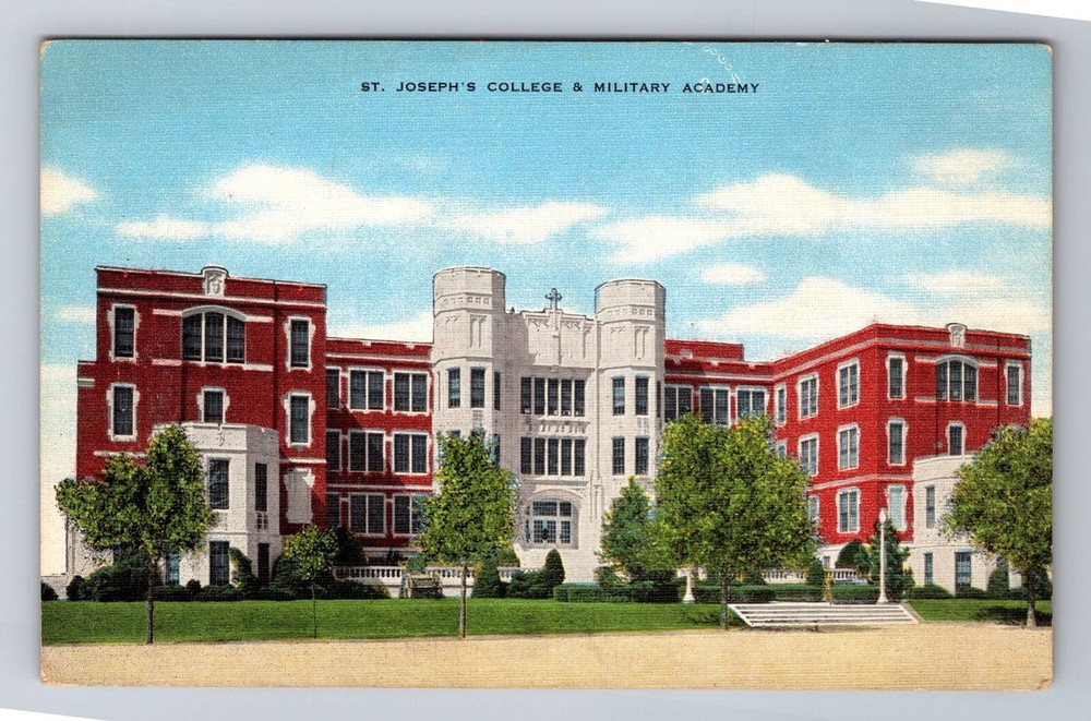 Hays KS-Kansas, St Joseph's College & Military Academy Souvenir Vintage Postcard