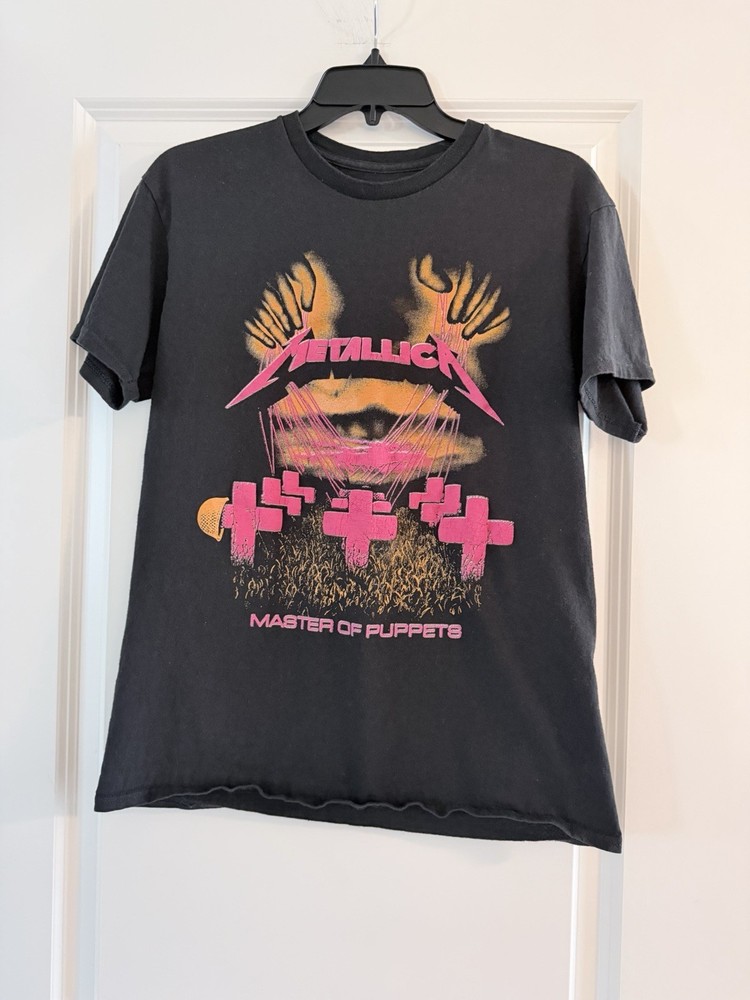 Metallica Master of Puppets T Shirt Size M Black 2022 Licensed Band Tee