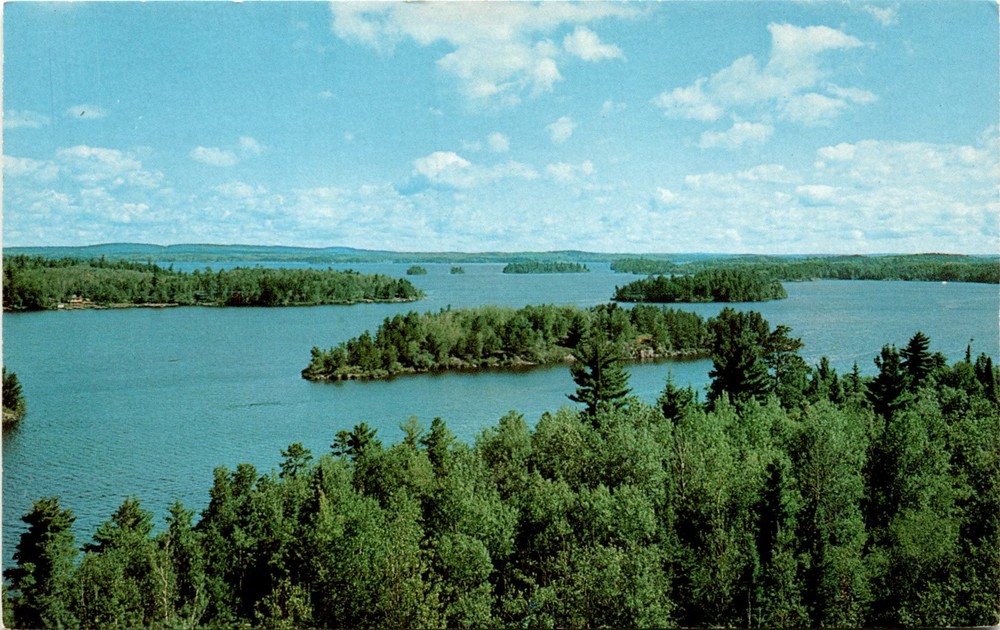 Minnesota Waters, H-15, Northern Minnesota Novelties, Crosslake, Postcard