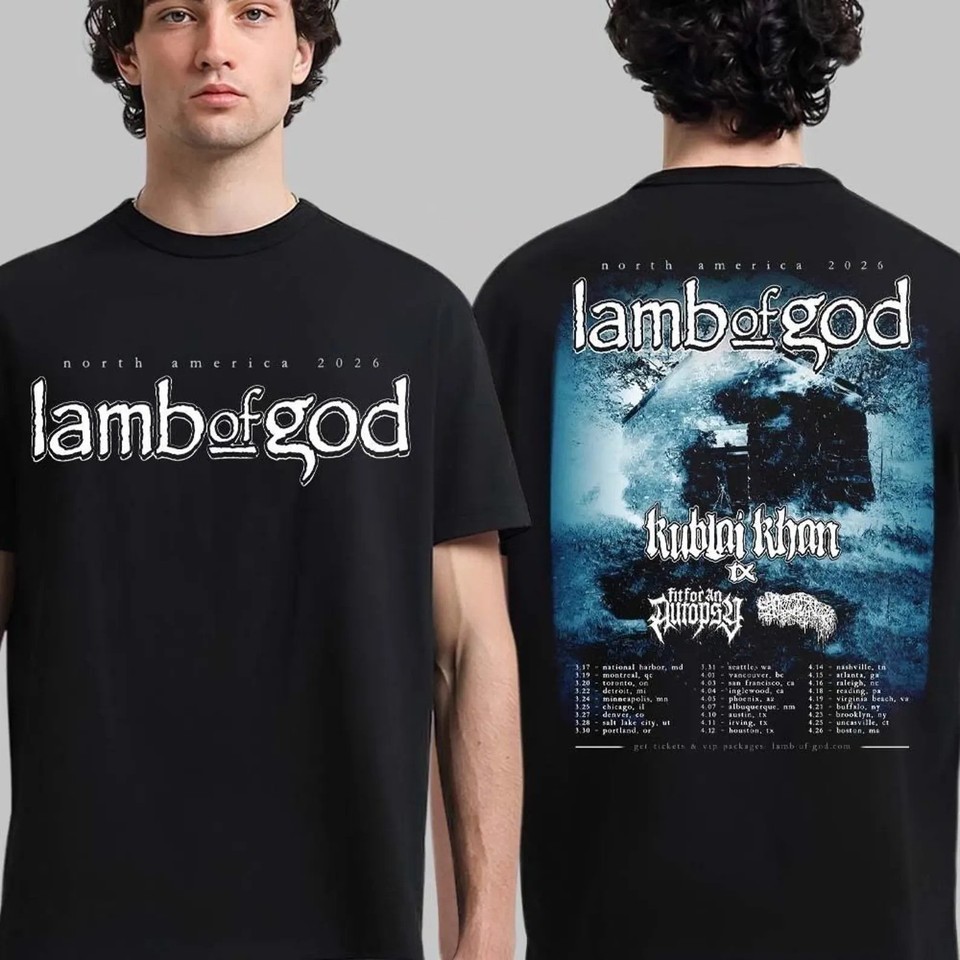 Lamb of God the Heaviest Tour 2026 Unisex T-Shirt