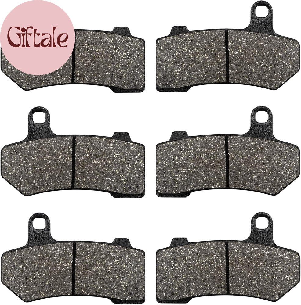 Front and Rear Brake Pads for Harley Road Glide 2008-2021, FLHX Street Glide 200