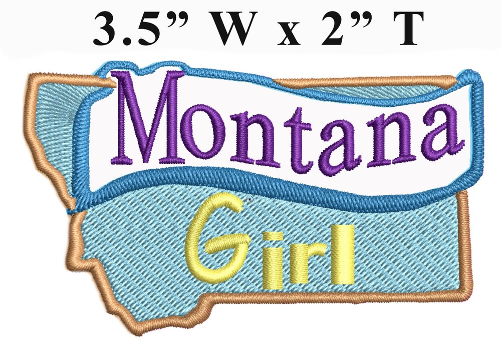 Montana Girl - Car Truck Window Bumper Graphics Sticker Decal Souvenir