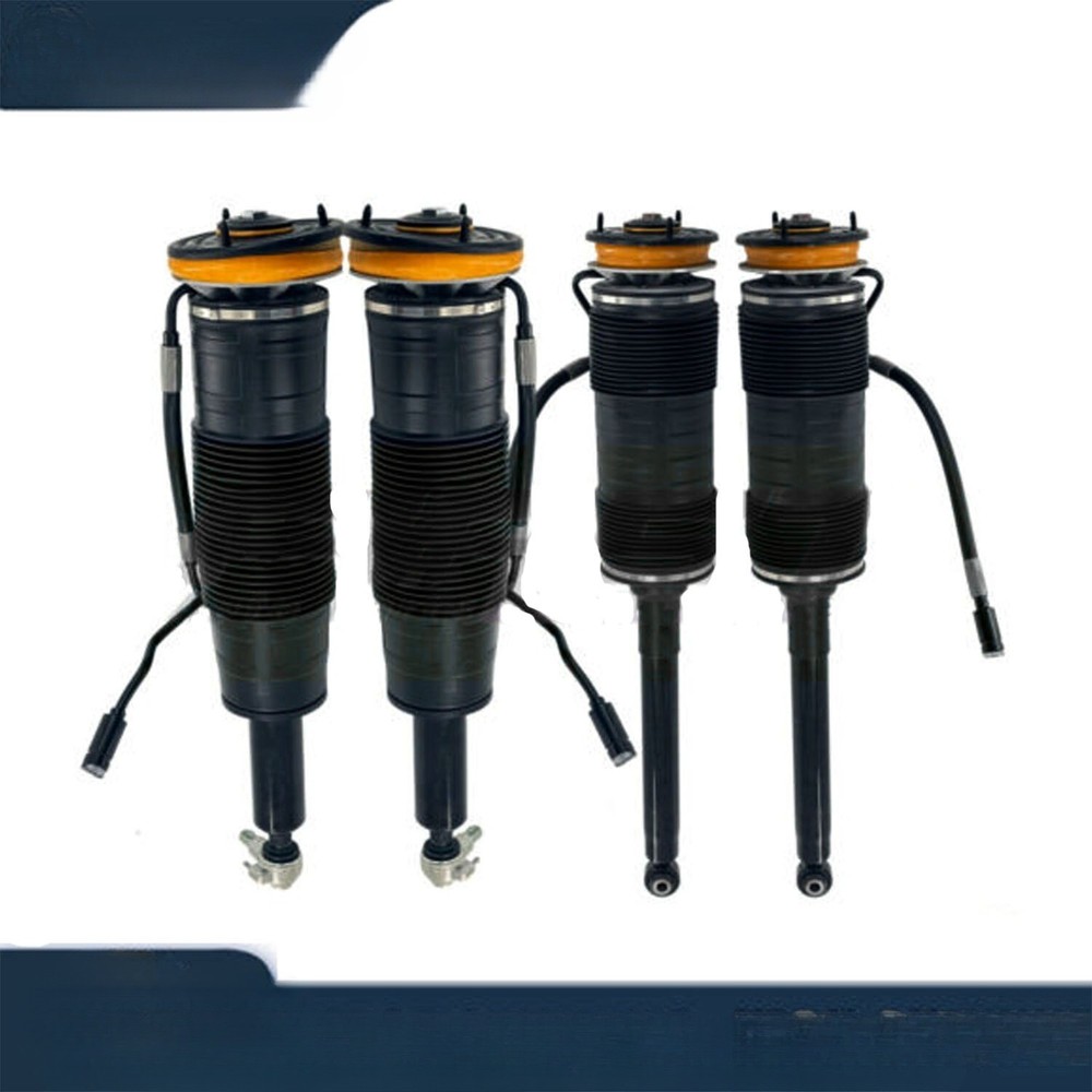 4X Fit Mercedes W221 C216 CL500 S550 S600 Front Rear ABC Hydraulic Shock Struts