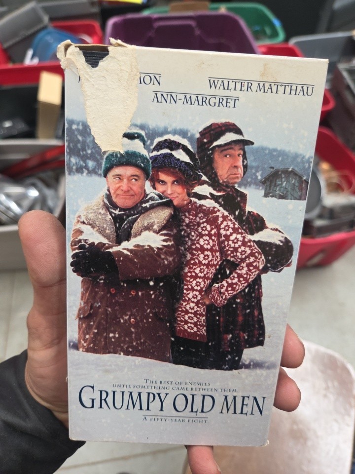 Grumpy Old Men VHS 1993 Warner Jack Lemon Walter Matthau Anne Margret
