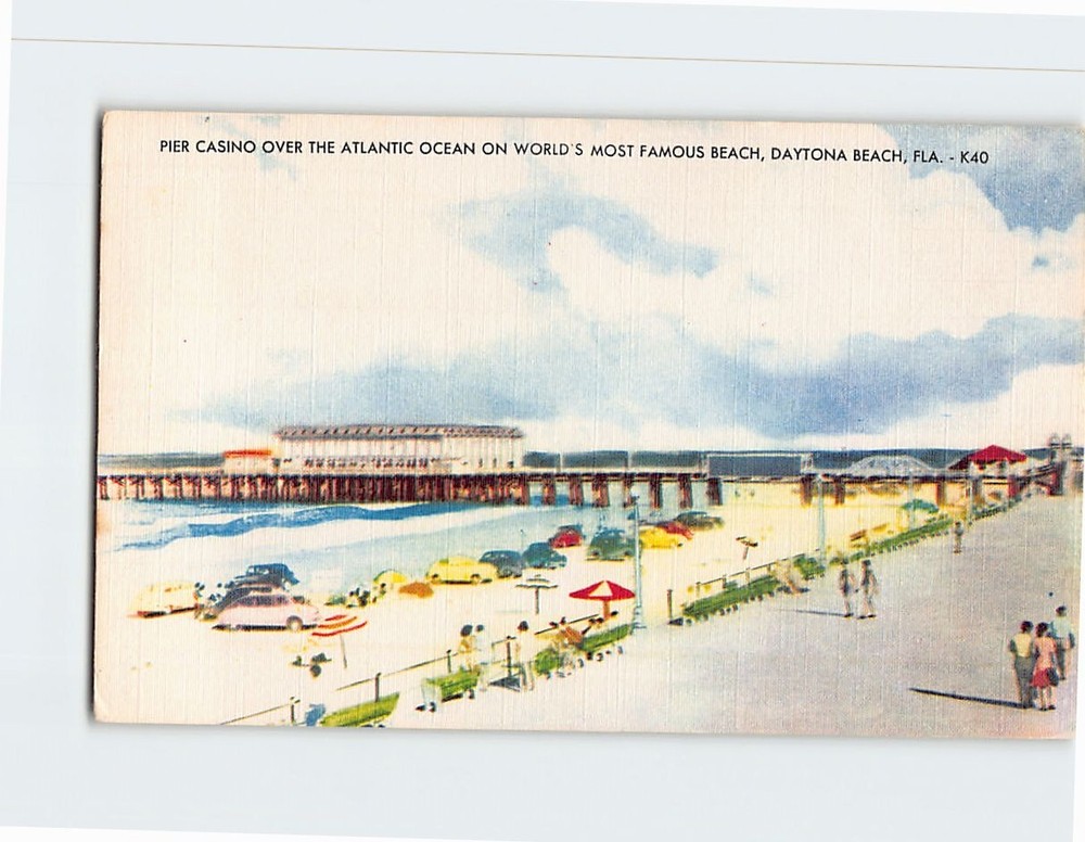 Postcard Pier Casino Daytona Beach Florida USA