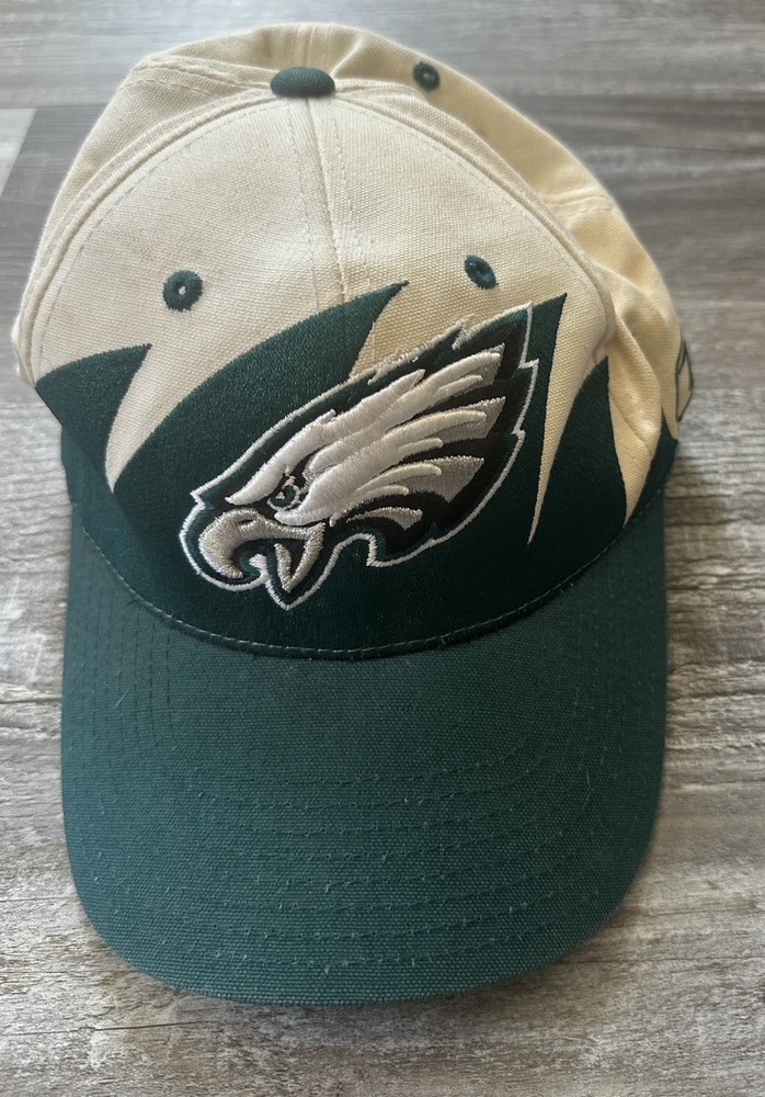 Philadelphia Eagles Sharktooth Strapback Vintage NFL Cap by Reebok Y2K Style