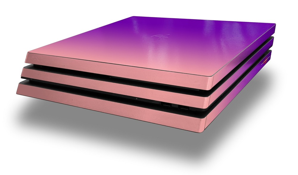Skin for PS4 Pro Console Smooth Fades Pink Purple