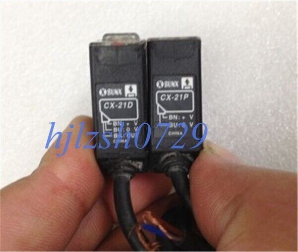 1PC used photoelectric switch Sunx CX-21=CX-21D+CX-21P good condition va #am
