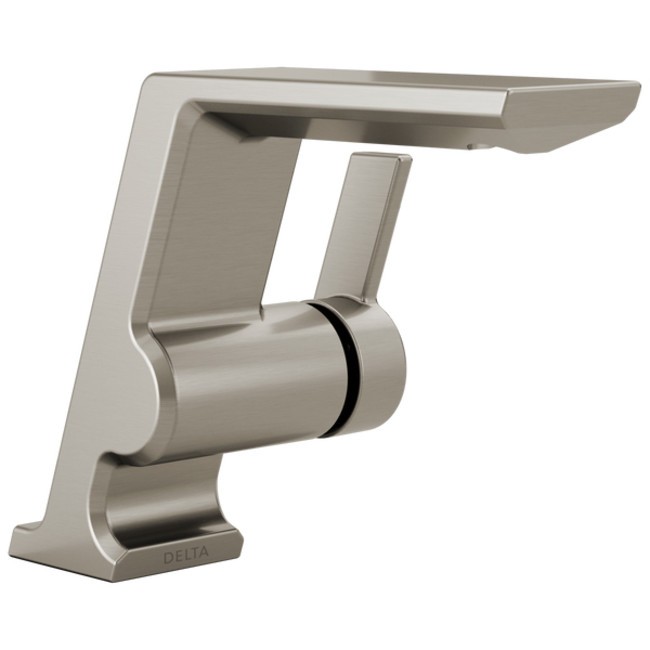 Delta 599-MPU-DST Pivotal 1.2 GPM 1 Hole Bathroom Faucet - Lumicoat Stainless