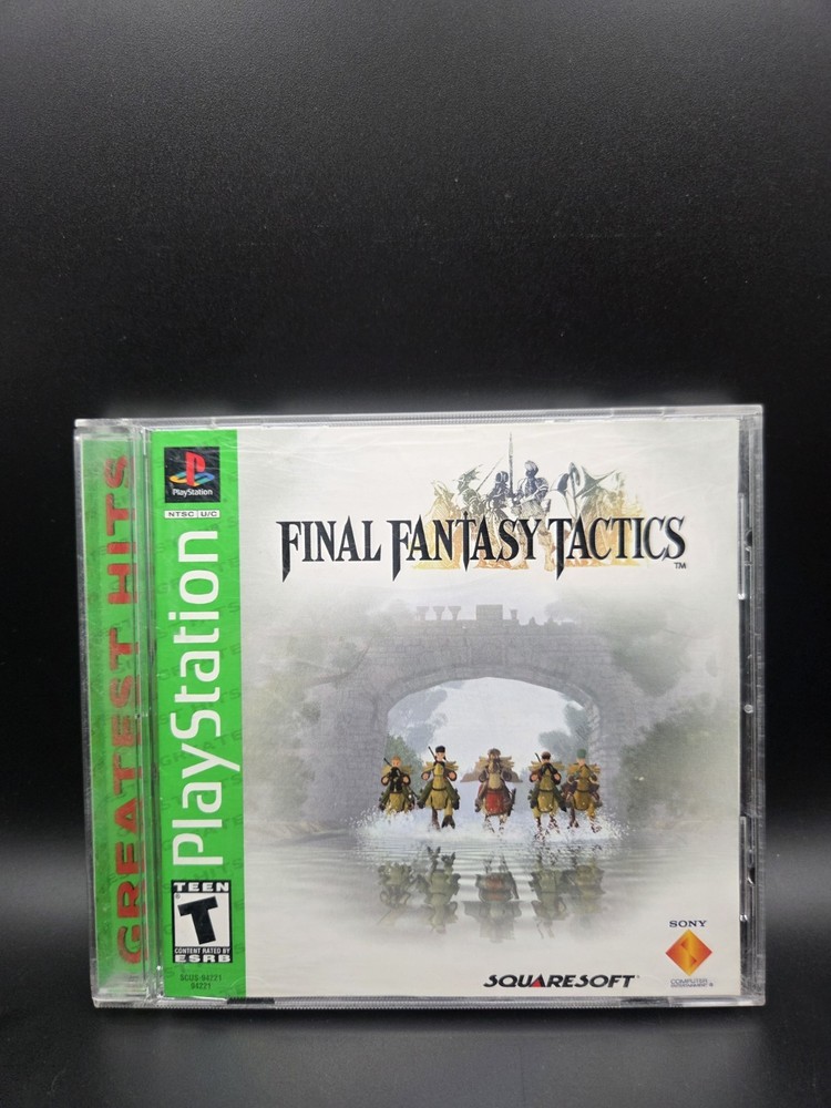 Final Fantasy Tactics Greatest Hits (Sony PlayStation 1, 1998) CIB & Tested