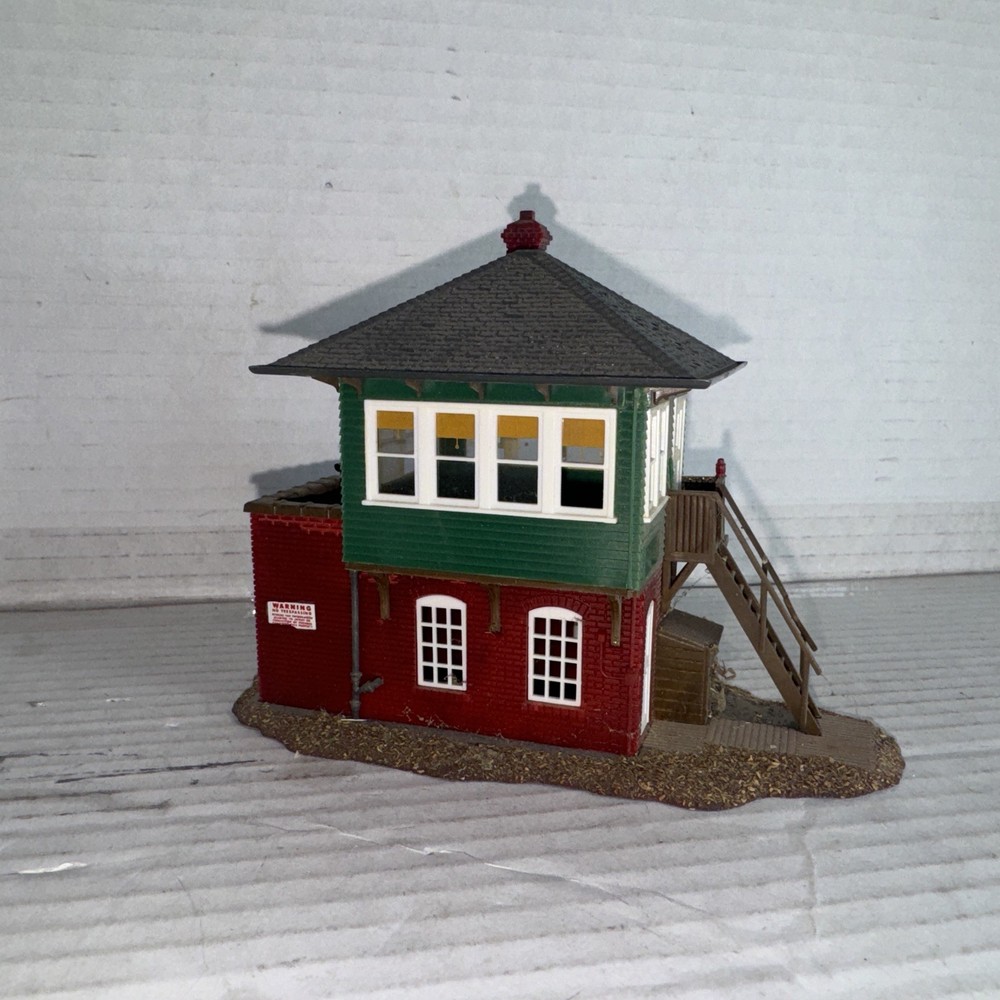 Bachmann? Ho Scale Switch Signal Tower Building For Train, Set Layout Scenery.