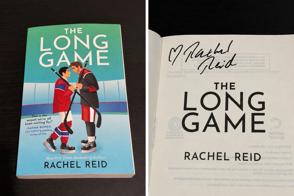*AUTOGRAPHED* The Long Game SIGNED by Rachel Reid - BRAND NEW!