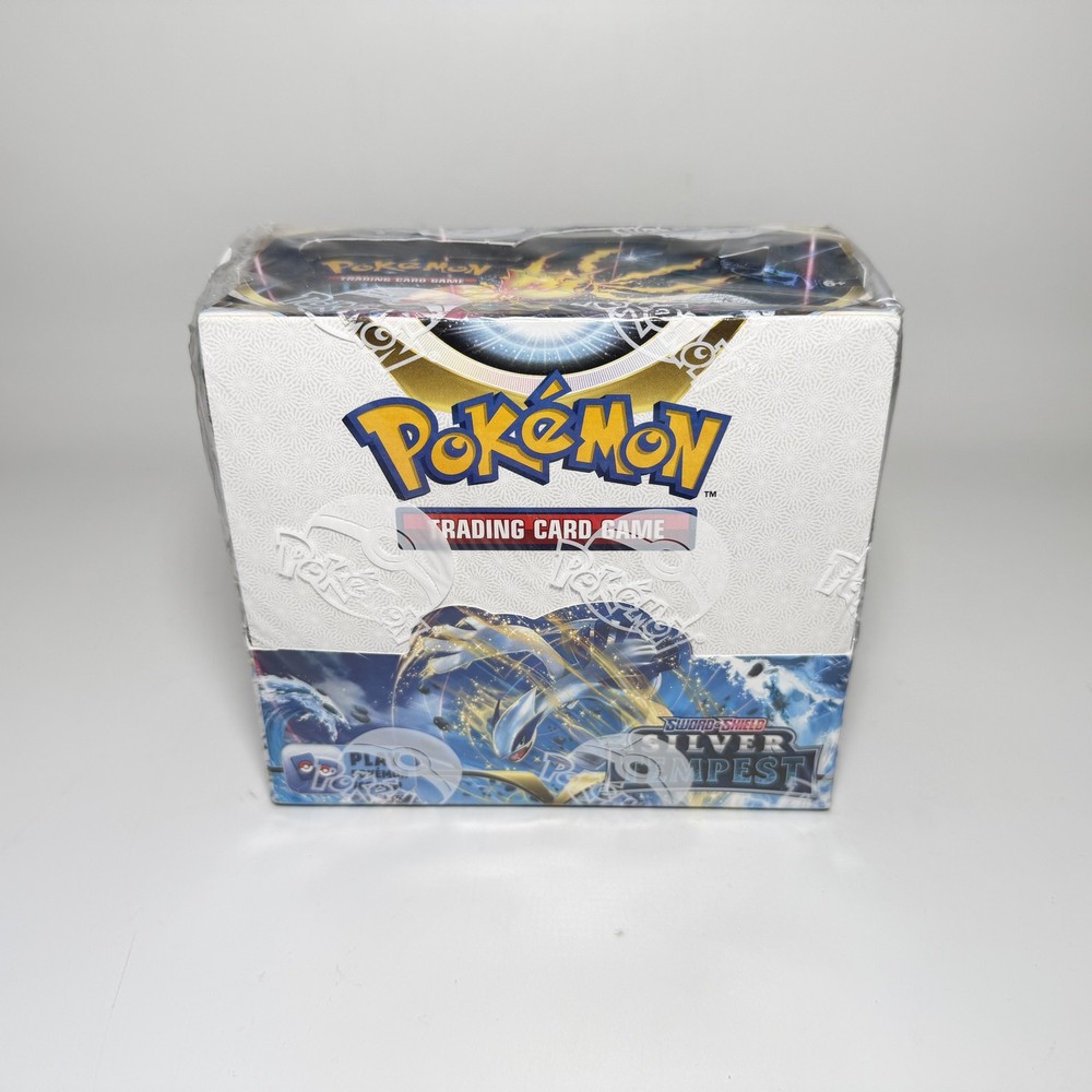 Pokemon Sword & Shield Silver Tempest Booster Box Factory Sealed