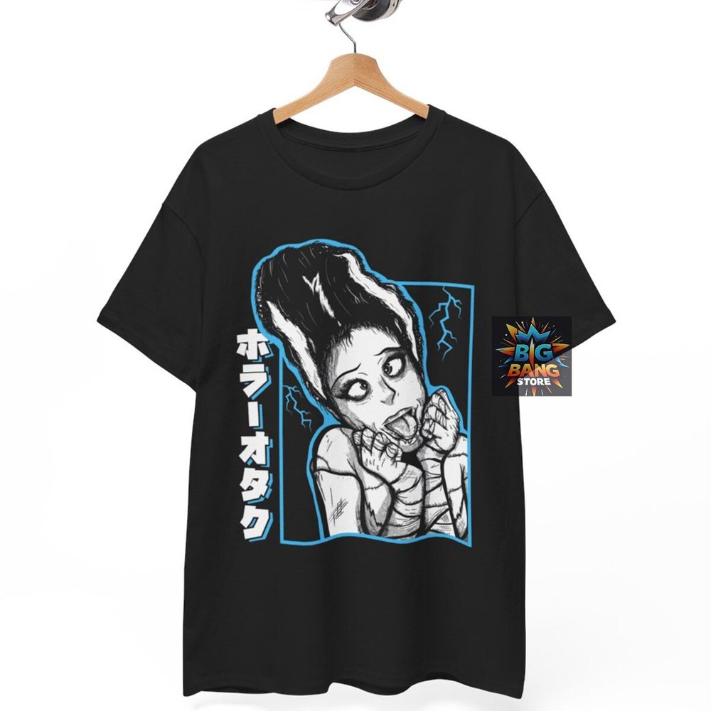FRANKENSTEIN T-shirt Bride Horror Monster Movie the Bride Halloween, Unisex tee